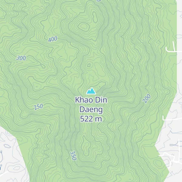 Map of Khao Din Daeng
