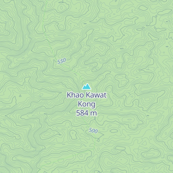 Map of Khao Kawat Kong