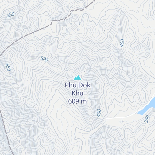 Map of Phu Dok Khu