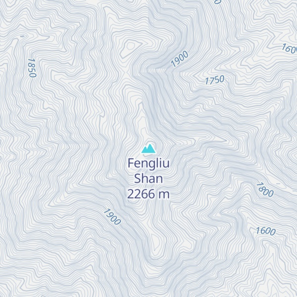 Map of Fengliu Shan