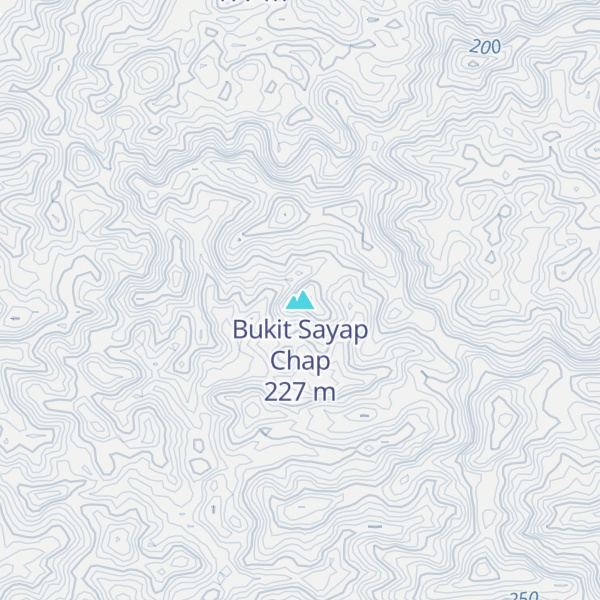 Map of Bukit Sayap Chap