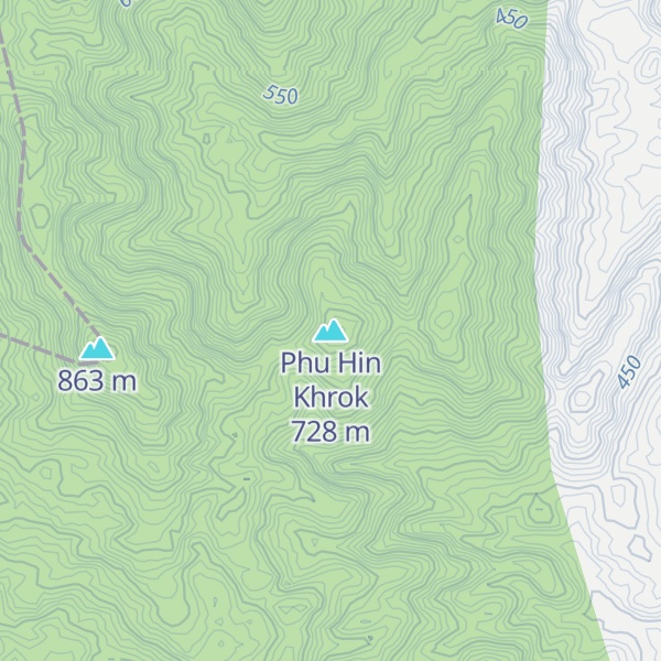 Map of Phu Hin Khrok