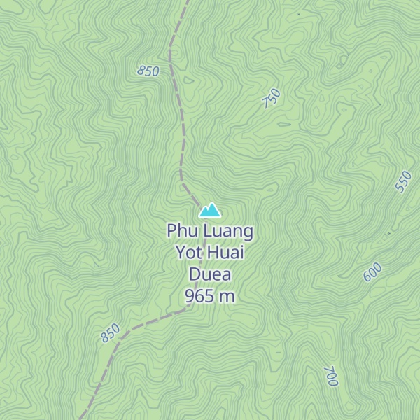 Map of Phu Luang Yot Huai Duea