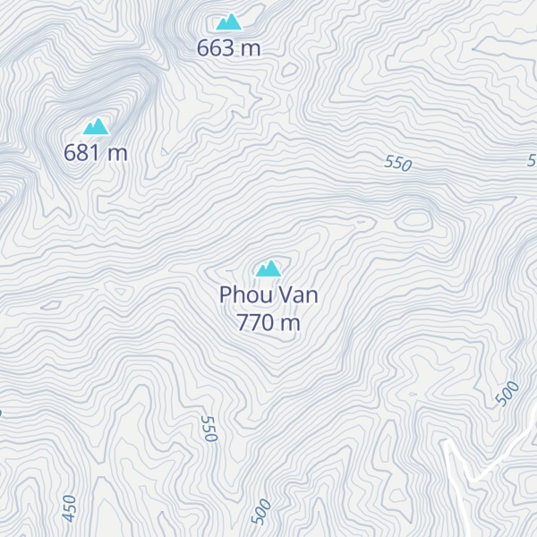 Map of Phou Van