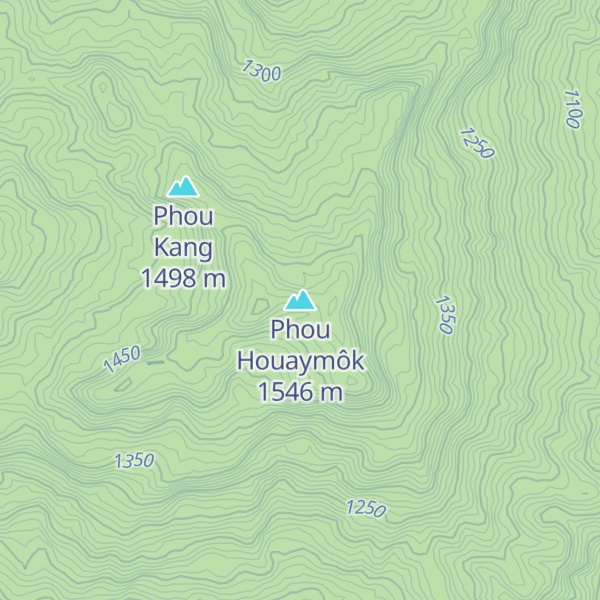 Map of Phou Houaymôk