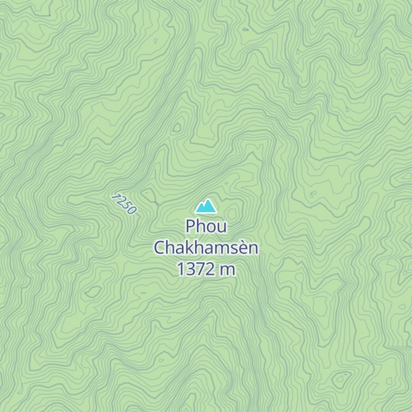 Map of Phou Chakhamsèn