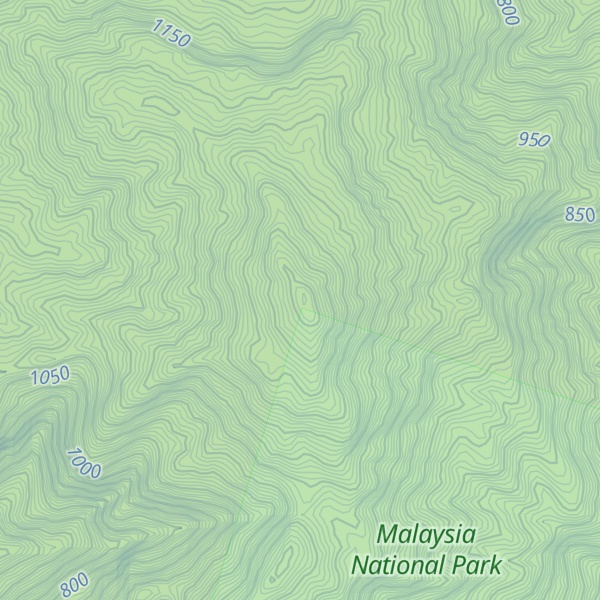Map of Gunung Rabong