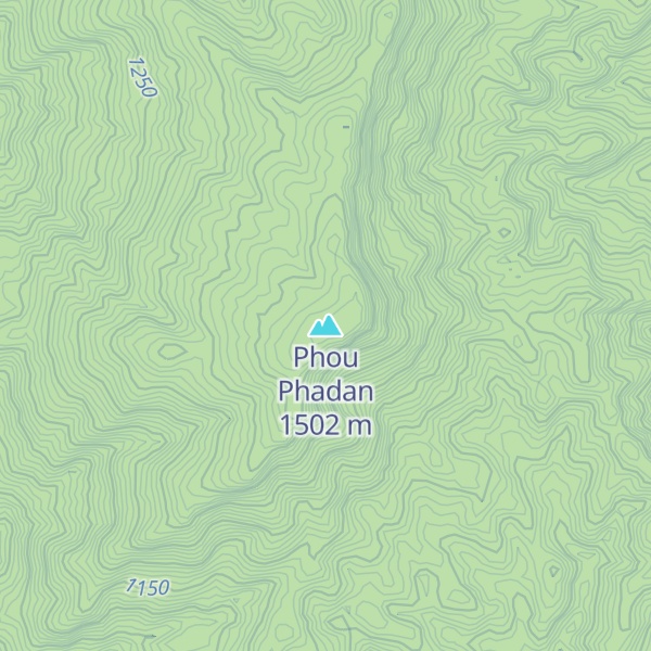 Map of Phou Phadan