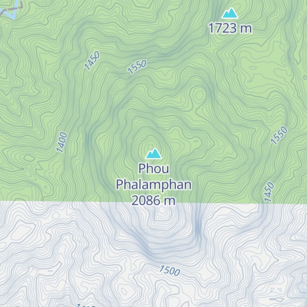 Map of Phou Phalamphan