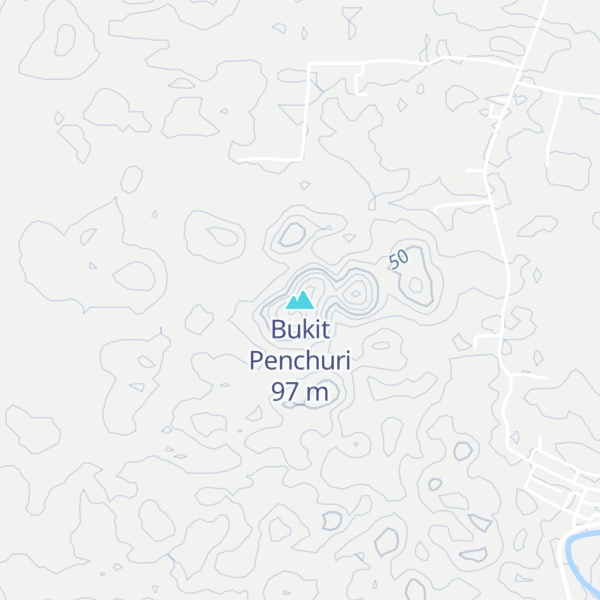 Map of Bukit Penchuri