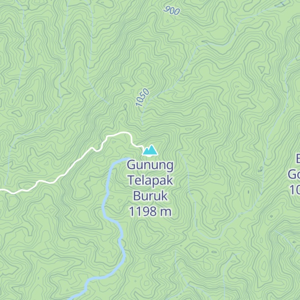 Map of Gunung Telapak Buruk