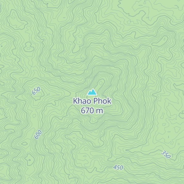 Map of Khao Phok