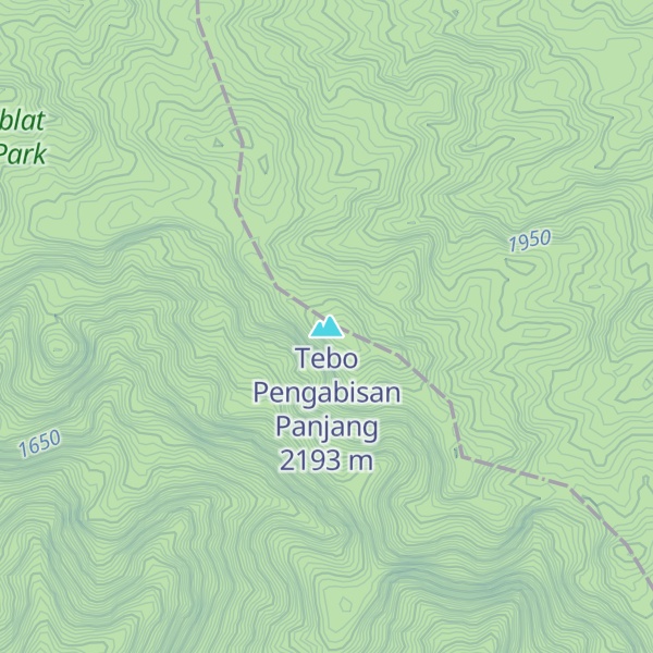 Map of Tebo Pengabisan Panjang
