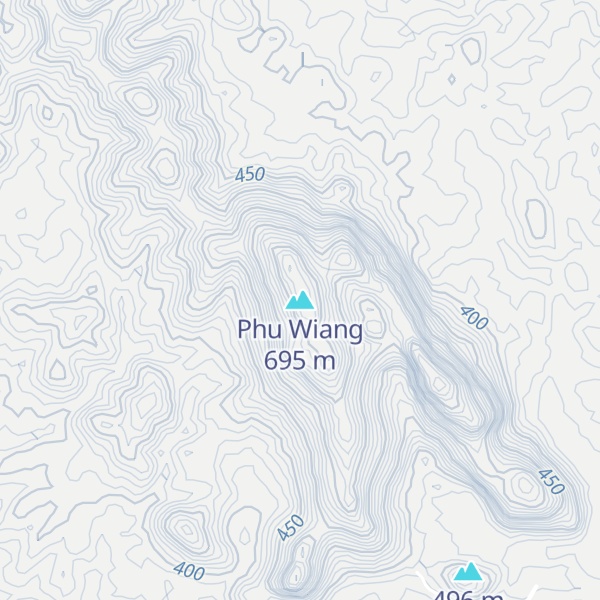 Map of Phu Wiang
