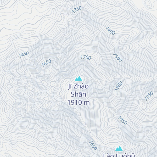 Map of Jī Zhào Shān