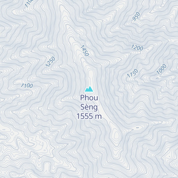 Map of Phou Sèng