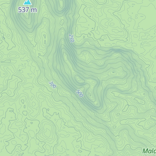 Map of Gua Peningat