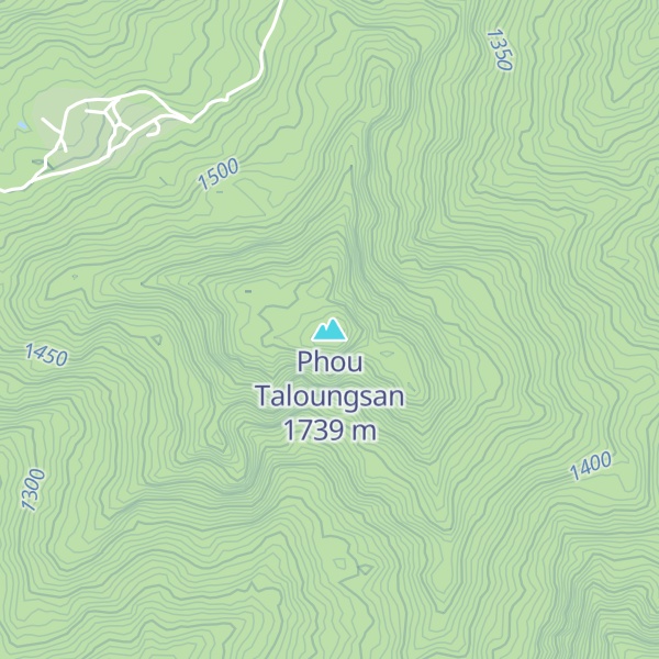 Map of Phou Taloungsan