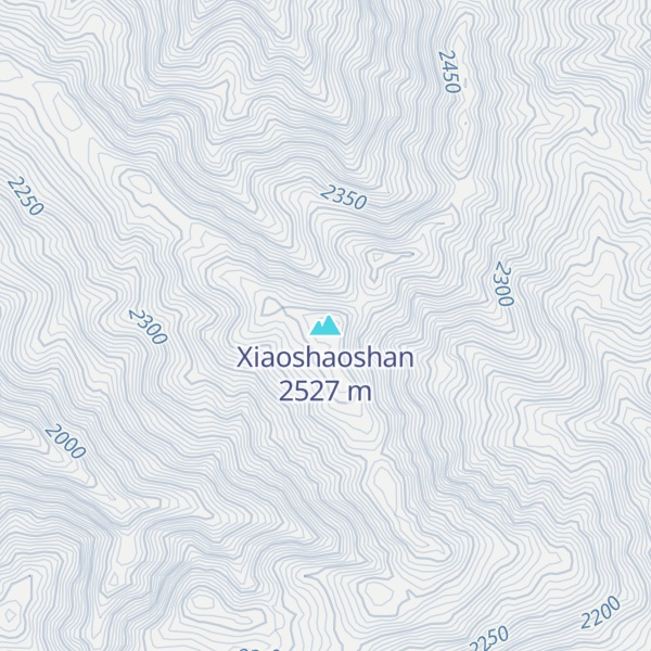 Map of Xiaoshaoshan