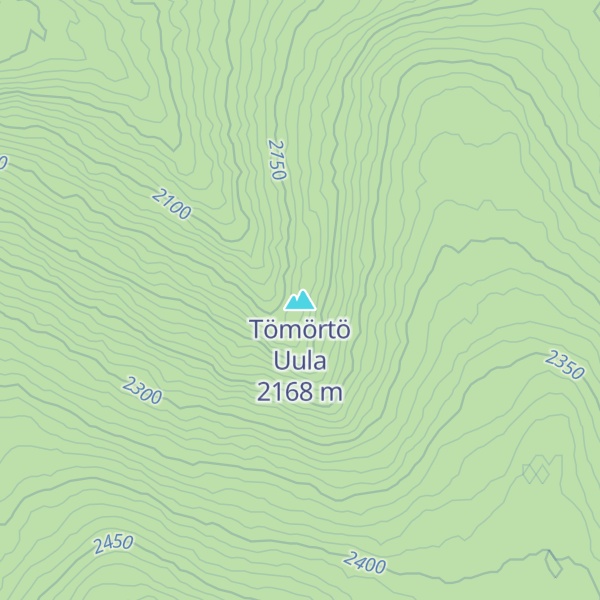 Map of Tömörtö Uula