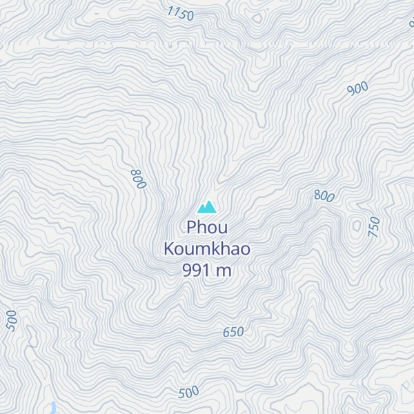 Map of Phou Koumkhao