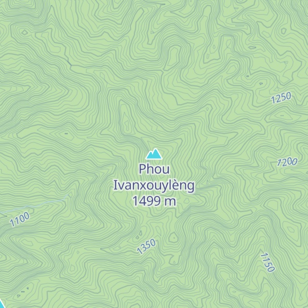 Map of Phou Ivanxouylèng