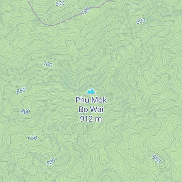 Map of Phu Mok Bo Wai