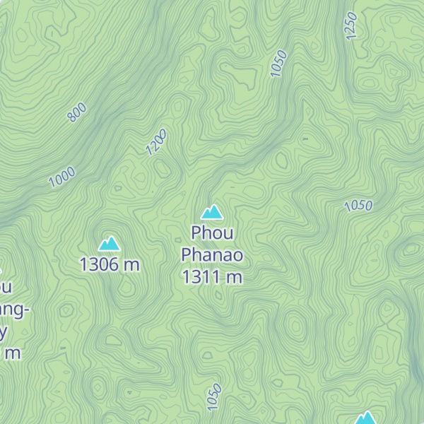 Map of Phou Phanao