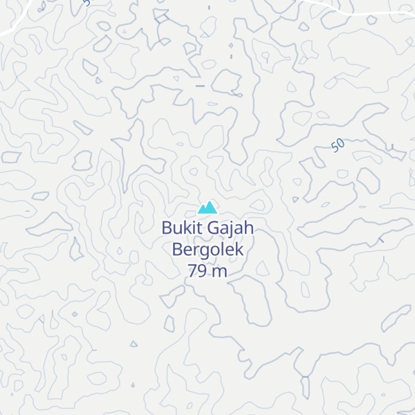 Map of Bukit Gajah Bergolek