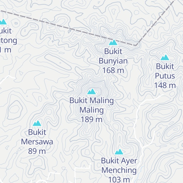 Map of Bukit Maling Maling