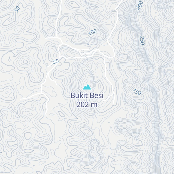 Map of Bukit Besi