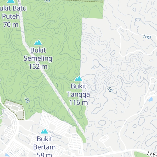 Map of Bukit Tangga