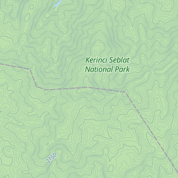 Map of Gunung Seblat