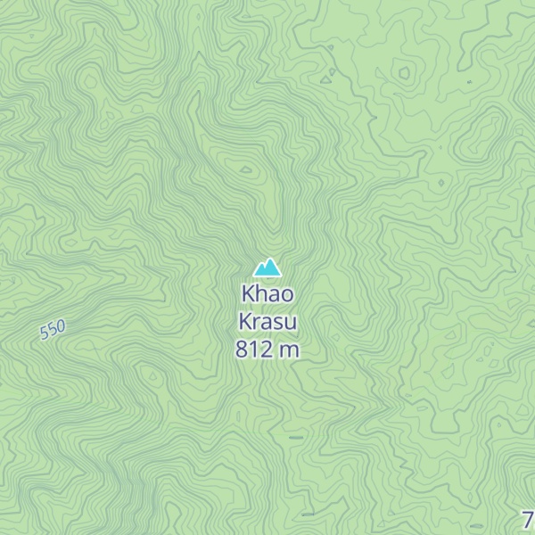 Map of Khao Krasu