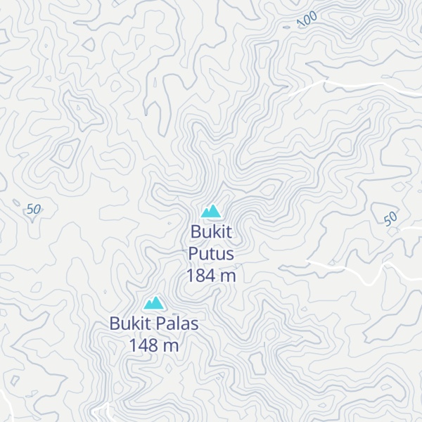 Map of Bukit Putus