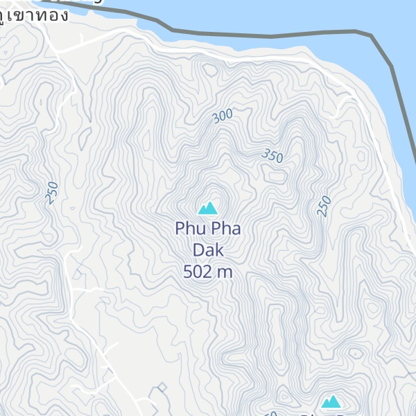 Map of Phu Pha Dak