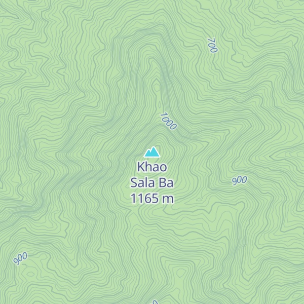 Map of Khao Sala Ba