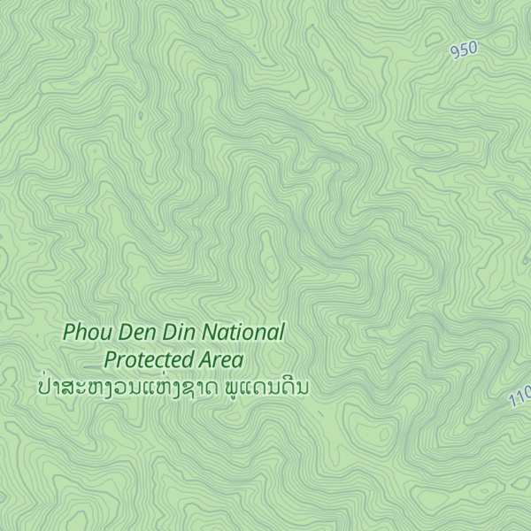 Map of Phou Sichangho
