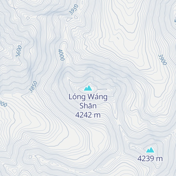 Map of Lóng Wáng Shān