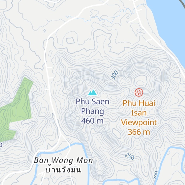 Map of Phu Saen Phang