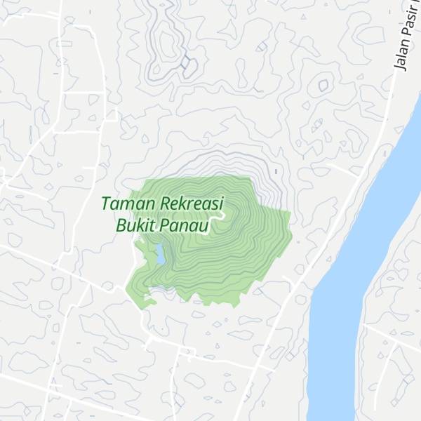 Map of Bukit Panau
