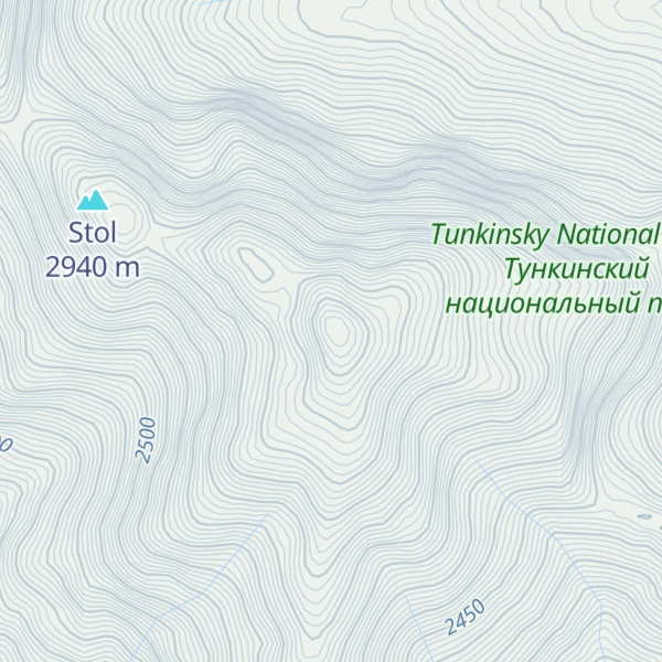 Map of Kupol