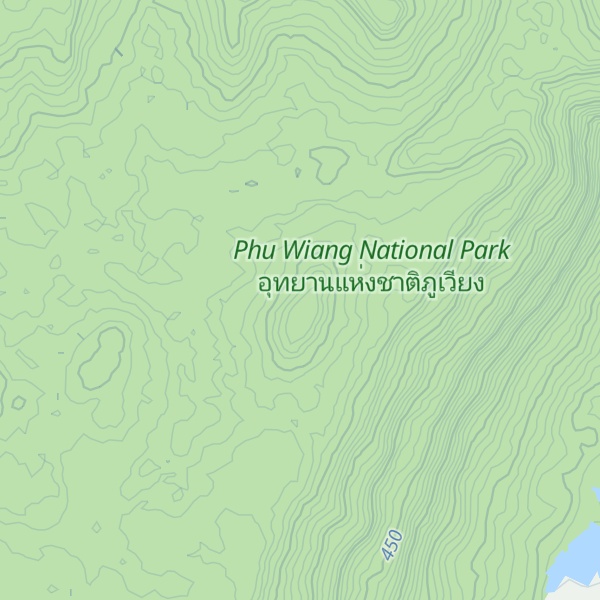 Map of Phu Wiang