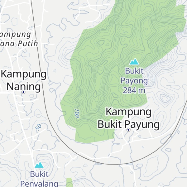 Map of Bukit Batu Ampar