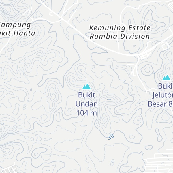 Map of Bukit Undan