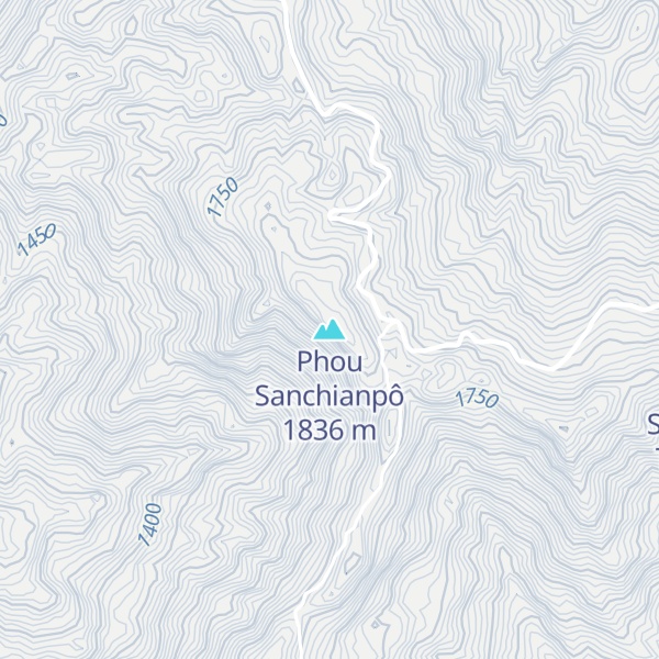 Map of Phou Sanchianpô