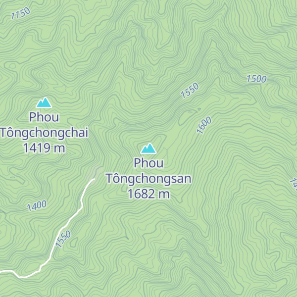 Map of Phou Tôngchongsan