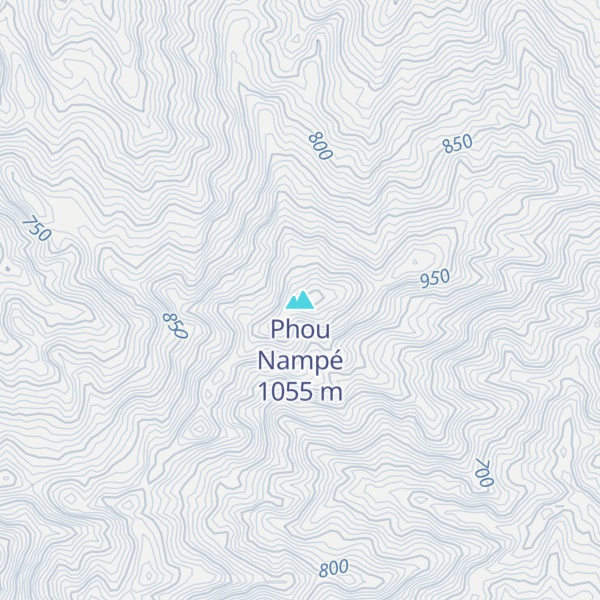 Map of Phou Nampé
