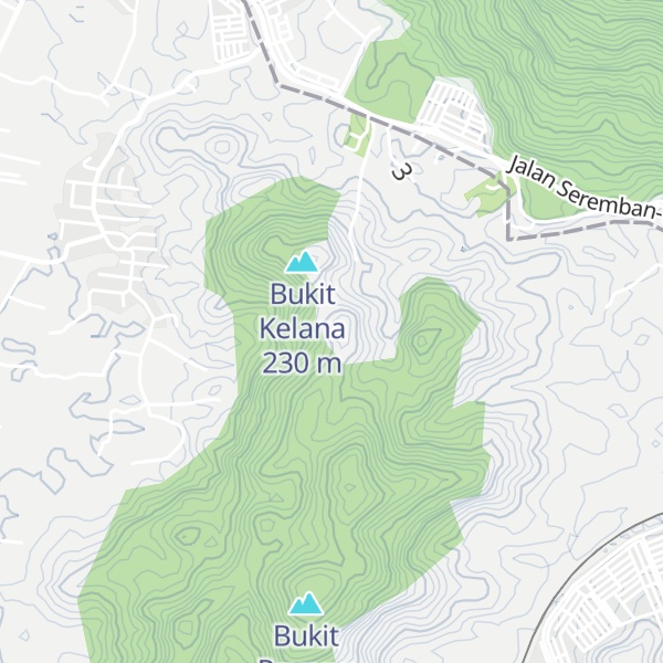 Map of Bukit Tinggi