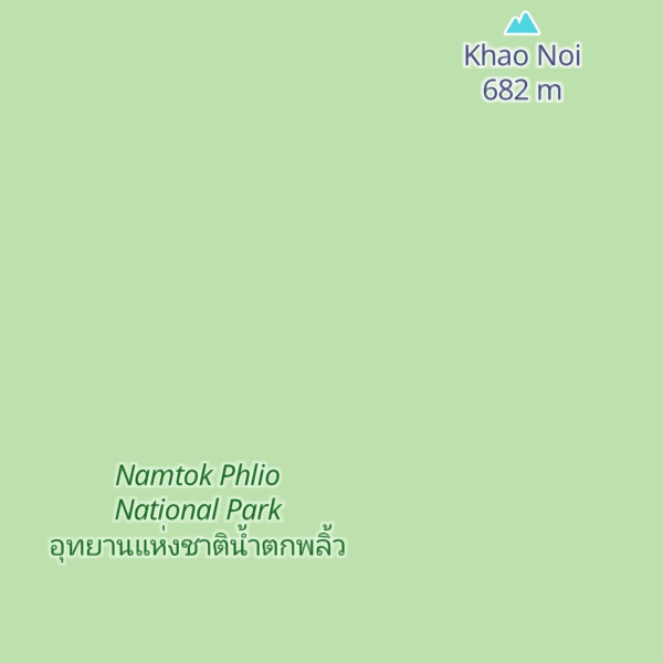 Map of Khao Nam Chu